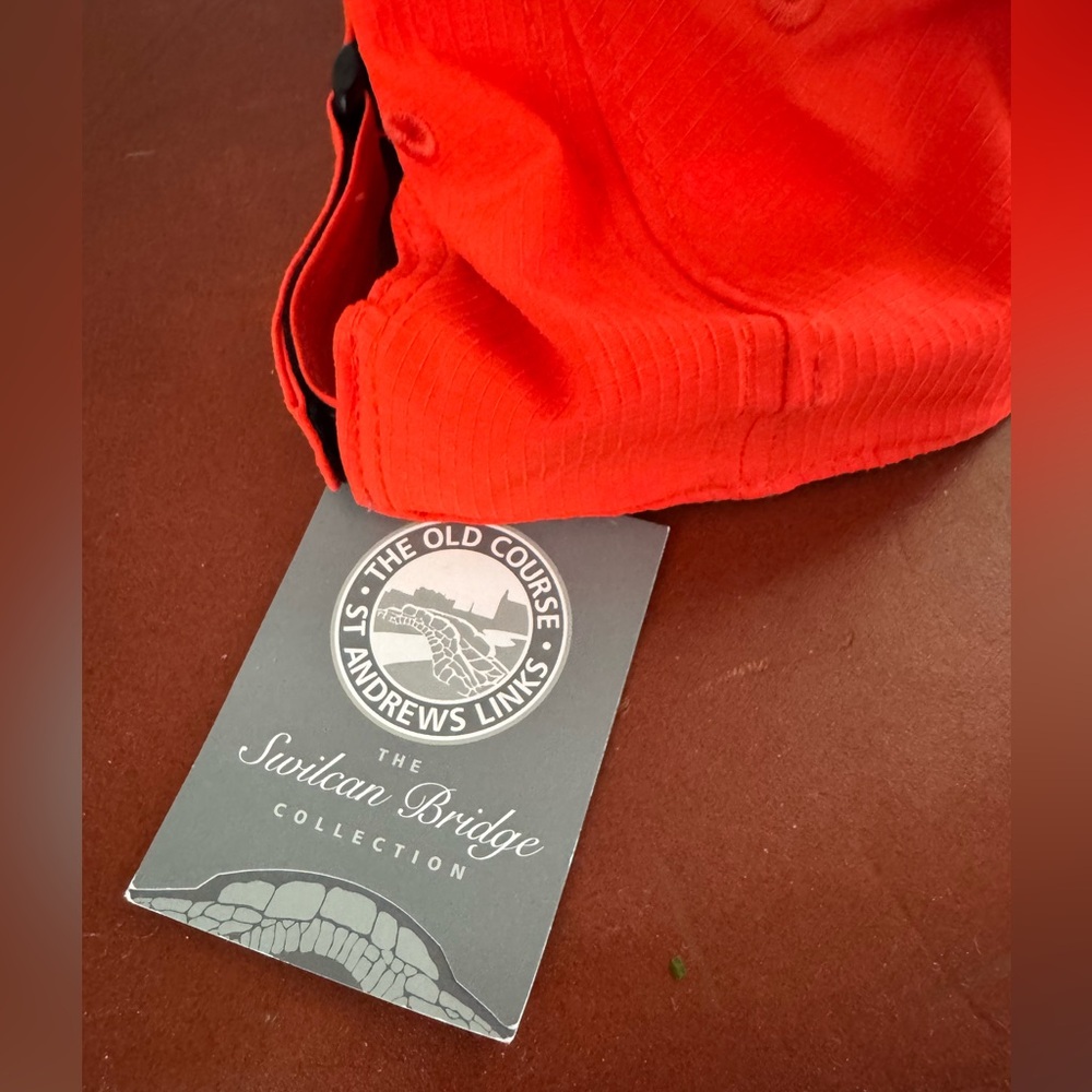 The Old Course St Andrews Links Golf Cap 
The Swilcan Bridge Collection 
Orange - Picture 6 of 8